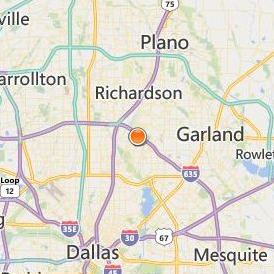 Dallas Barber & Stylist College Location Map - City View