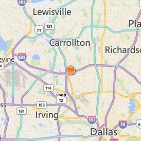 Dallas Christian College Location Map - City View