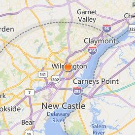 Delaware College of Art and Design Location Map - City View