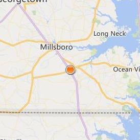 Delaware Learning Institute of Cosmetology Location Map - City View