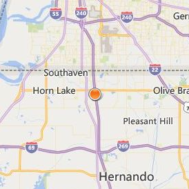 Delta Technical College Location Map - City View