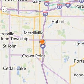 DeVry University Indiana Location Map - City View