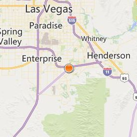 DeVry University Nevada Location Map - City View
