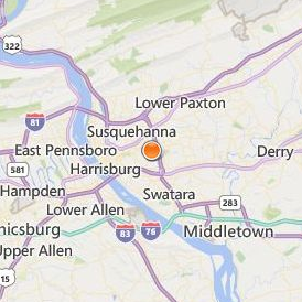 Divine Crown Academy of Cosmetology Location Map - City View