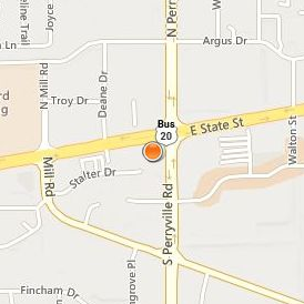 Educators of Beauty College of Cosmetology Rockford Location Map - Street View