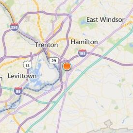 Empire Beauty School Bordentown Location Map - City View