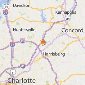 Empire Beauty School Concord Location Map - City View
