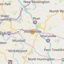Empire Beauty School Monroeville Location Map - City View