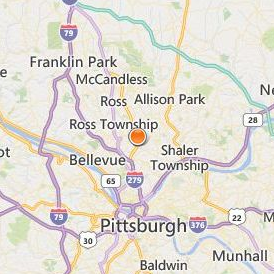 Empire Beauty School North Hills Location Map - City View