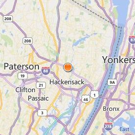 Empire Beauty School Paramus Location Map - City View
