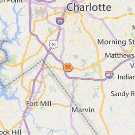 Empire Beauty School Pineville Location Map - City View
