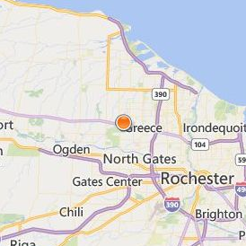 Empire Beauty School Rochester Location Map - City View
