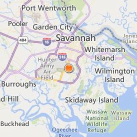 Empire Beauty School Savannah Location Map - City View
