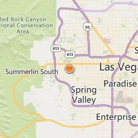 Euphoria Institute of Beauty Arts & Sciences Summerlin Location Map - City View
