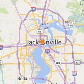 First Coast Barber Academy Location Map - City View