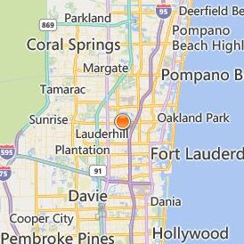 Florida Academy of Health & Beauty Location Map - City View