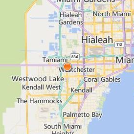Florida Career College Miami Location Map - City View