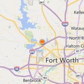 Fort Worth Beauty School Location Map - City View
