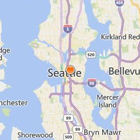 Gary Manuel Aveda Institute Location Map - City View