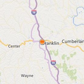 Greene County Career and Technology Center Location Map - City View