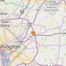 Hair Academy New Carrollton Location Map - City View