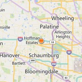 Hair Professionals Academy of Cosmetology Location Map - City View