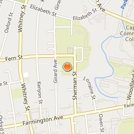 Hartford Seminary Location Map - Street View