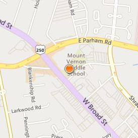 Henrico County Saint Marys Hospital School of Practical Nursing Location Map - Street View