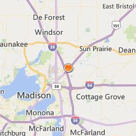 Herzing University Madison Location Map - City View