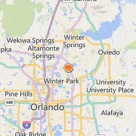 Hollywood Institute of Beauty Careers Casselberry Location Map - City View