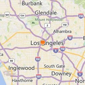 Hussian College Relativity California Location Map - City View