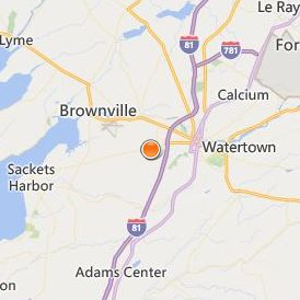 Jefferson Lewis BOCES Practical Nursing Program Location Map - City View
