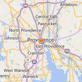 Johnson & Wales University Providence Location Map - City View