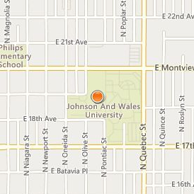 Johnson & Wales University Denver Location Map - Street View