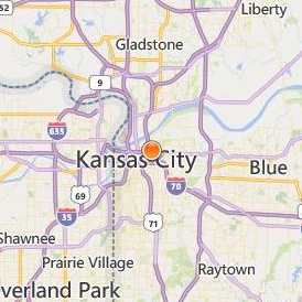 Kansas City University of Medicine and Biosciences Location Map - City View