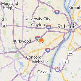 Kenrick Glennon Seminary Location Map - City View