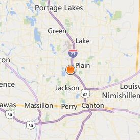 Kent State University at Stark Location Map - City View