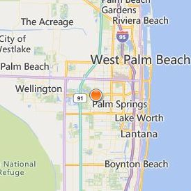 Latin Beauty Academy Location Map - City View