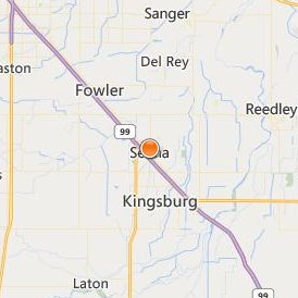 Lawrence & Company College of Cosmetology Selma Location Map - City View