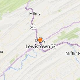 Geisinger Lewistown Hospital School of Nursing Location Map - City View