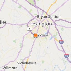 Lexington Theological Seminary Location Map - City View