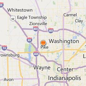 Lincoln College of Technology Indianapolis Location Map - City View