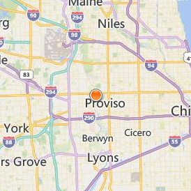 Lincoln College of Technology Melrose Park Location Map - City View