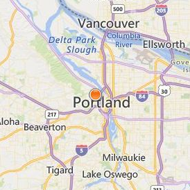 Linfield College School of Nursing Location Map - City View