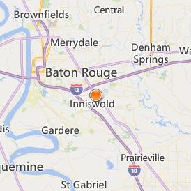 Louisiana Culinary Institute Location Map - City View