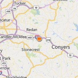 Luther Rice University & Seminary Location Map - City View