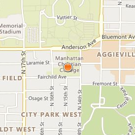 Manhattan Christian College Location Map - Street View