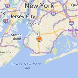 Manhattan School of Computer Technology Location Map - City View