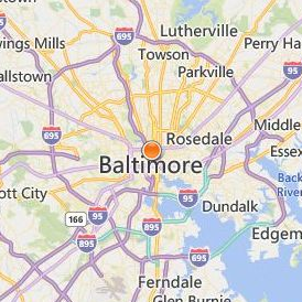 Maryland Institute College of Art Location Map - City View