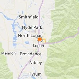 Paul Mitchell the School Logan Location Map - City View